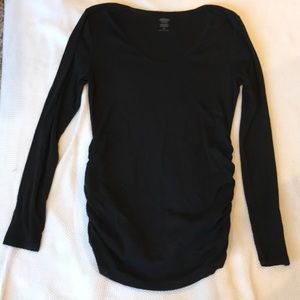 Basic long sleeve maternity top